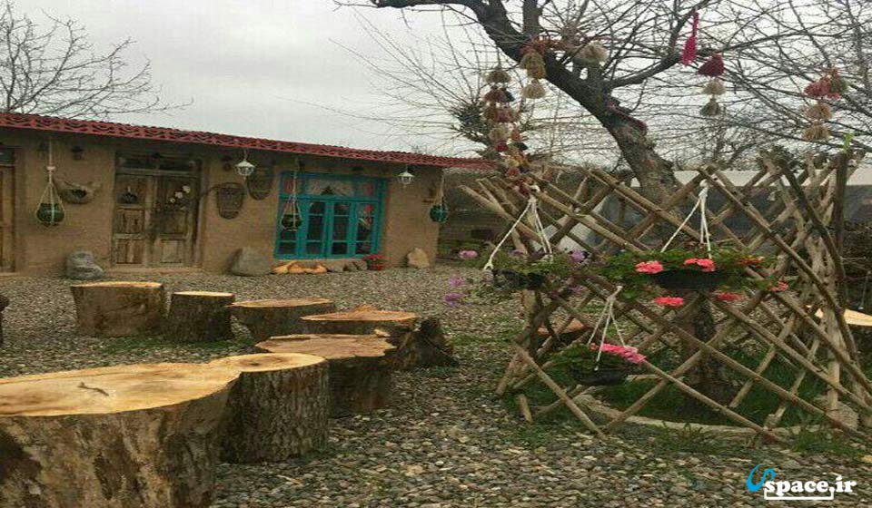 اقامتگاه بوم گردی خانه ابریشم-شهرستان رامیان استان گلستان-نمای زیبای بیرونی